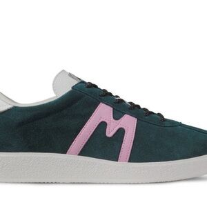 Men's Green and Pink Sneakers